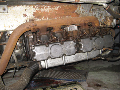 AEC Swift AH505 engine &copy; J.Wilkins