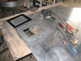 AEC Swift bodywork repair &copy; J.Wilkins
