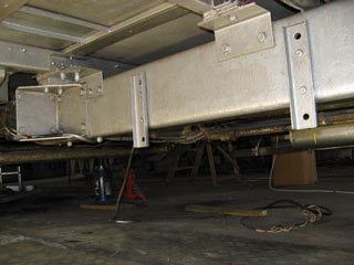 AEC Swift chassis work &copy; J.Wilkins