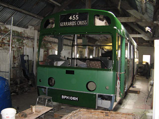 AEC Swift Front dash repair&copy; J.Wilkins