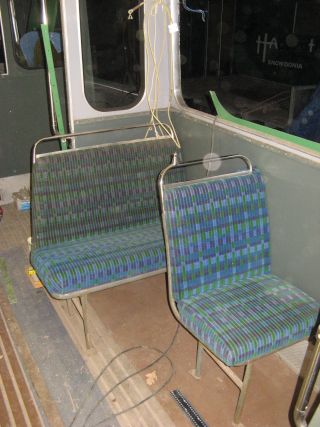 AEC Swift lower saloon seating &copy; J.Wilkins