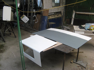 AEC Swift bodywork repair &copy; J.Wilkins