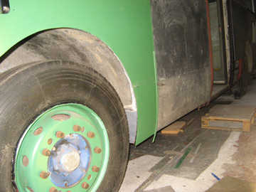AEC Swift bodywork repair &copy; J.Wilkins