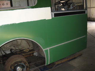 AEC Swift front wheel arch &copy; J.Wilkins