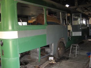 AEC Swift os rear corner rebuild &copy; J.Wilkins