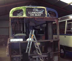 AEC Swift, BPH 106H, Paint stripping &copy; J.Wilkins