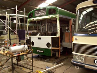 AEC Swift windscreen pan &copy; J.Wilkins
