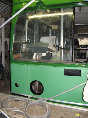 AEC Swift Windscreen fitting &copy; J.Wilkins