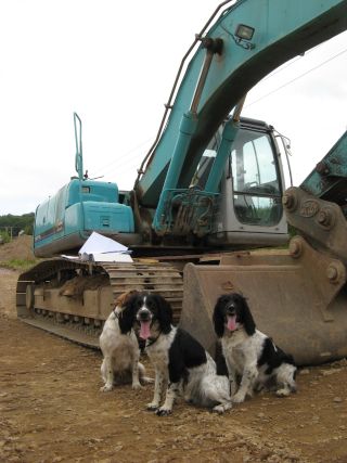 Earthmoving equipment &copy; J.Wilkins
