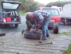 AEC SWift needs 10R22.5 tubeless tyres &copy; J.Wilkins
